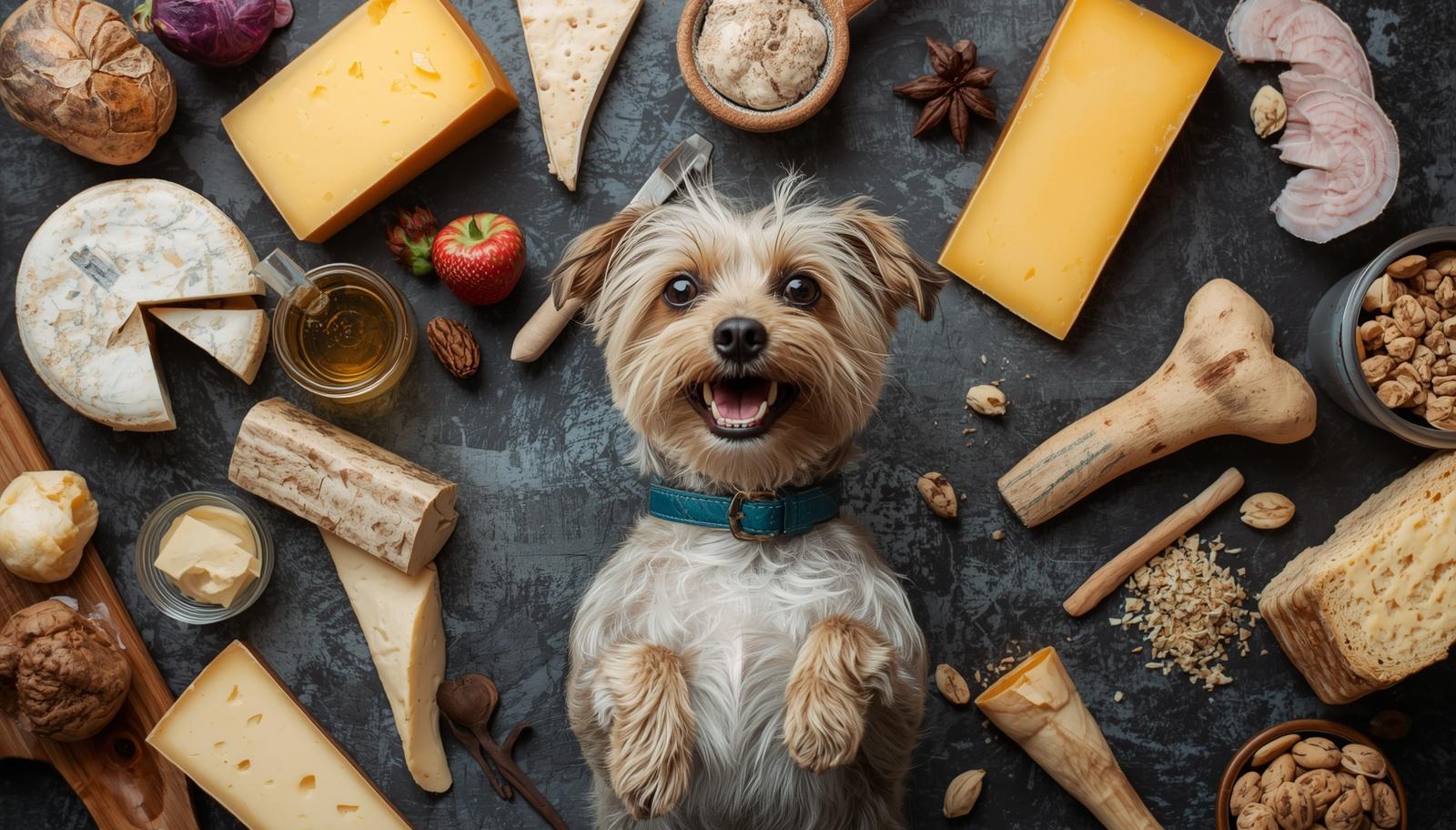 dogs and pantry food 